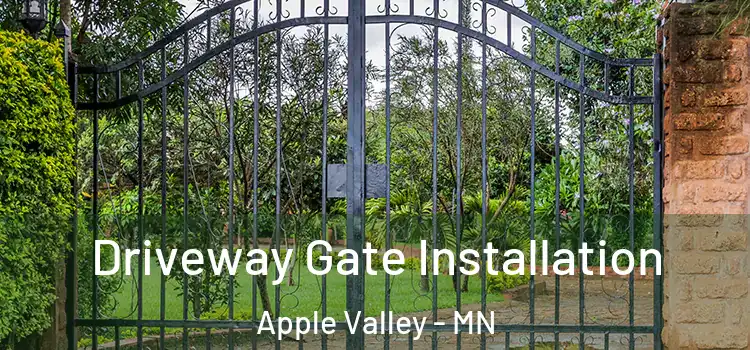 Driveway Gate Installation Apple Valley - MN